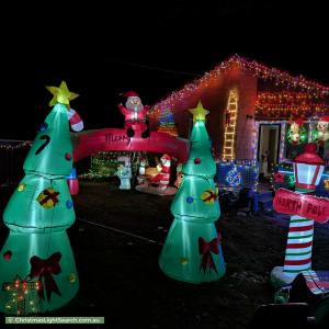 Christmas Light display at 37 Luzon Avenue, Lethbridge Park