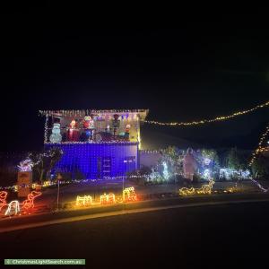Christmas Light display at 4 Westley Court, Mount Barker