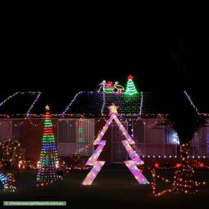 Christmas Light display at 137 Emerald Drive, Eagle Vale