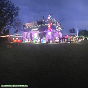 Christmas Light display at 2 Pearwood Street, Flinders View