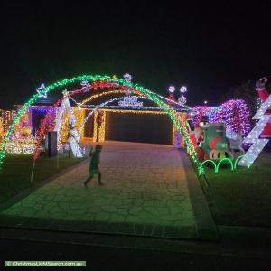 Christmas Light display at 8 Seaham Court, Upper Coomera