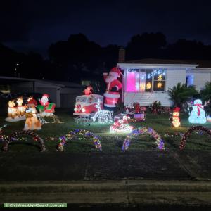 Christmas Light display at 4 Link Road, New Norfolk