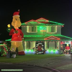 Christmas Light display at 13 Palena Crescent, Saint Clair