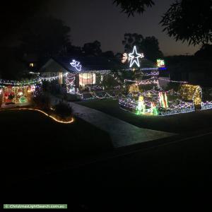 Christmas Light display at 8 McCullock Place, Kambah