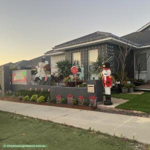 Christmas Light display at 7 Wallangarra Road, Carramar