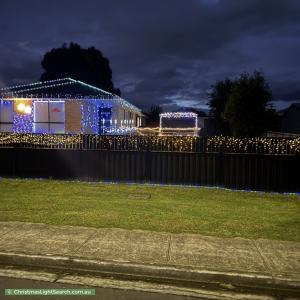 Christmas Light display at 2 Alice Place, Brighton