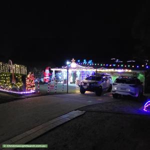 Christmas Light display at 9 Avondale Crescent, Parkinson