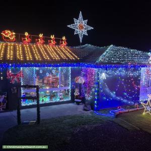 Christmas Light display at 16 Petherbridge Avenue, Merrimac