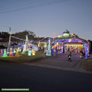 Christmas Light display at 73 Bulong Avenue, Ascot