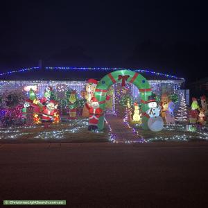 Christmas Light display at 3 Walters Court, Mount Barker