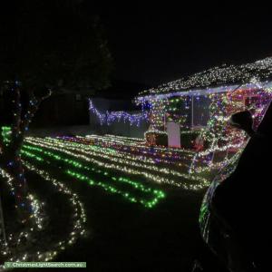 Christmas Light display at 83 Explorer Street, Gregory Hills