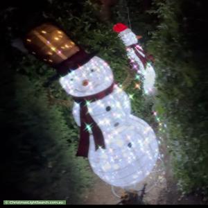 Christmas Light display at 9 Benjee Place, Isabella Plains