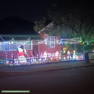 Christmas Light display at 16 Anglo Square, Carlton