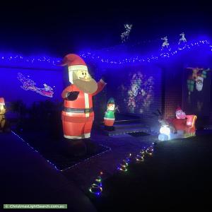 Christmas Light display at 17 Erong Avenue, Gilles Plains