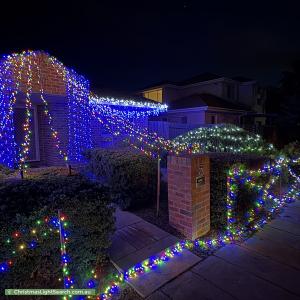 Christmas Light display at 5 Jenolan Street, Harrison