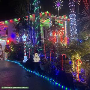 Christmas Light display at 24 Barker Drive, Mooroolbark