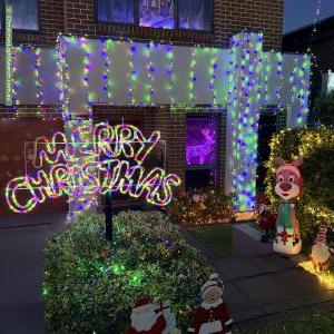 Christmas Light display at  Ceres Way, Box Hill