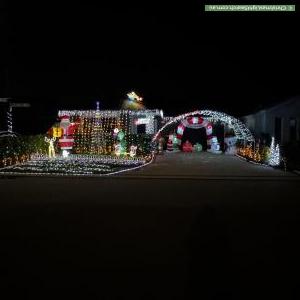 Christmas Light display at 49 Mataro Drive, Dayton