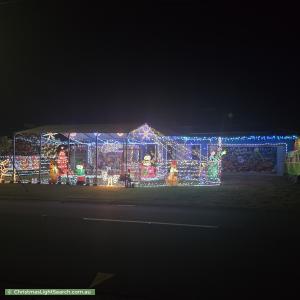 Christmas Light display at 33 Irvine Street, Kairi