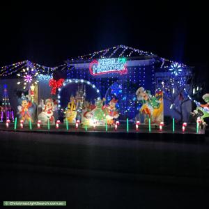 Christmas Light display at 10 Marabou Street, Baldivis