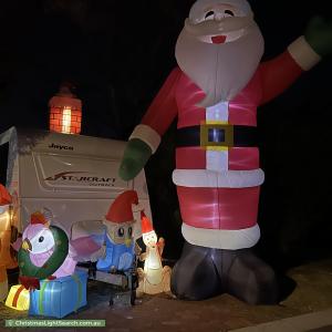 Christmas Light display at 5 Kiah Court, Kingsley