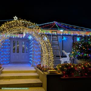 Christmas Light display at 78 Northerly Drive, Harrisdale