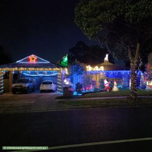 Christmas Light display at 50 Barossa Avenue, Vermont South