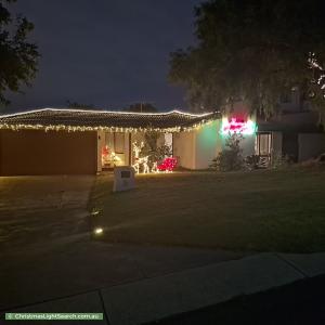 Christmas Light display at 5 Newington Place, Kingsley