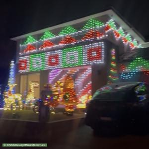 Christmas Light display at  Shaw Road, Officer