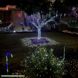 Christmas Light display at 55 Broadhurst Avenue, Reservoir