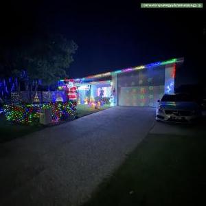 Christmas Light display at 2 Tree Ring Circuit, Mango Hill