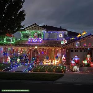 Christmas Light display at 3 Swanston Court, Taylors Hill