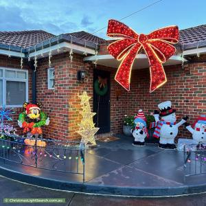 Christmas Light display at 61 Bishop Street, Oakleigh