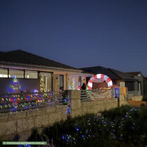 Christmas Light display at 11 Cubana Rise, Baldivis