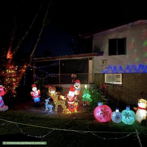 Christmas Light display at 105 Thornton Street, Raceview