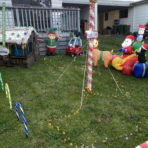 Christmas Light display at 48 Billson Street, Wonthaggi