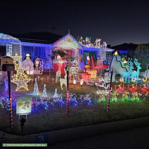 Christmas Light display at 3 Fernando Place, Safety Bay