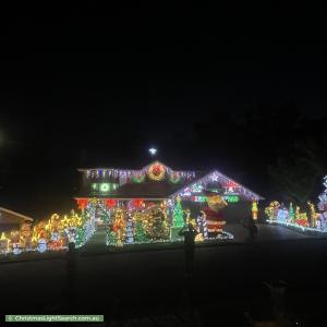 Christmas Light display at 14 Murrumba Place, Castle Hill