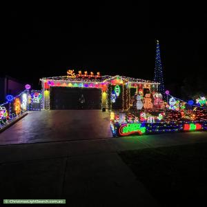 Christmas Light display at 30 Brocker Street, Clyde North