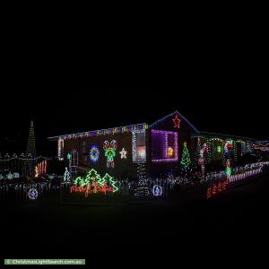 Christmas Light display at 1 Biralee Crescent, Beacon Hill