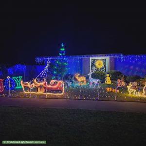 Christmas Light display at 17 Woodman Road, Eagle Point