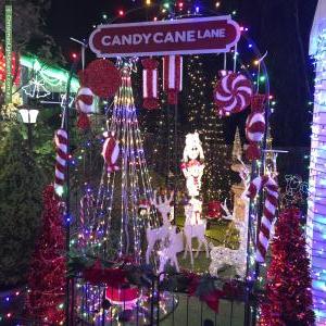 Christmas Light display at 17 Browning Street, Moonee Ponds