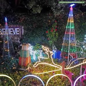 Christmas Light display at 26 Punt Road, Barwon Heads