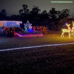 Christmas Light display at 50 Bowman Road, Londonderry