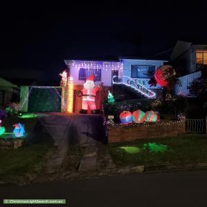Christmas Light display at 29 Beatus Street, Unanderra