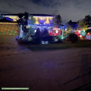 Christmas Light display at 1 Bryant Court, Golden Grove