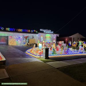 Christmas Light display at 16 Baden Street, Greystanes