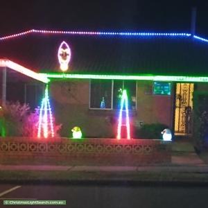 Christmas Light display at 35 High Street, Rangeville