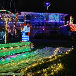 Christmas Light display at 22 Vicki Street, Redbank Plains