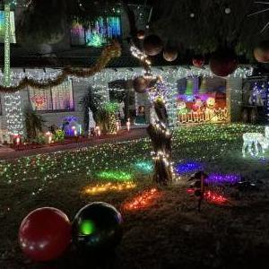 Christmas Light display at 1 Waikiki Road, Safety Bay
